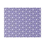 Japanese Wooden Planks Purple Pattern | Matte Canvas, Stretched, 0.75"