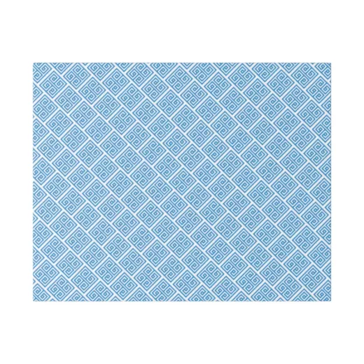 Blue Meander Pattern | Matte Canvas, Stretched, 0.75"