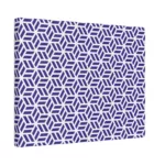 Japanese Wooden Planks Purple Pattern | Matte Canvas, Stretched, 0.75"