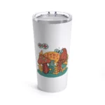 Taiwanese v3888 Cute Mushrooms | Stainless Steel Tumbler 20oz