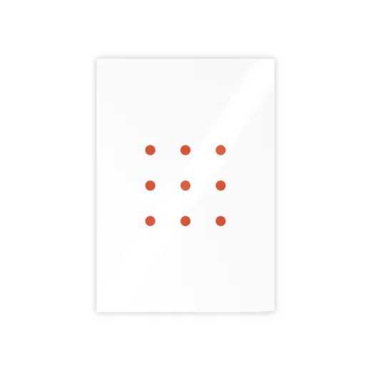 9 dots puzzle | Eco Gloss Poster