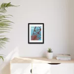 Tokyo Tower, Matte Canvas, Framed