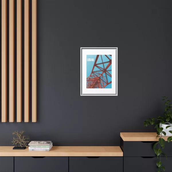 Tokyo Tower, Matte Canvas, Framed