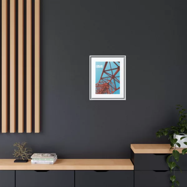 Tokyo Tower, Matte Canvas, Framed