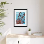 Tokyo Tower, Matte Canvas, Framed