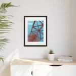 Tokyo Tower, Matte Canvas, Framed