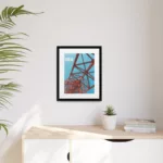 Tokyo Tower, Matte Canvas, Framed
